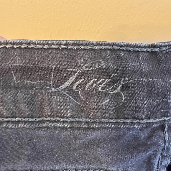 🐙Levi’s Black Denim Jeans Women’s Straight Leg - Picture 12 of 13